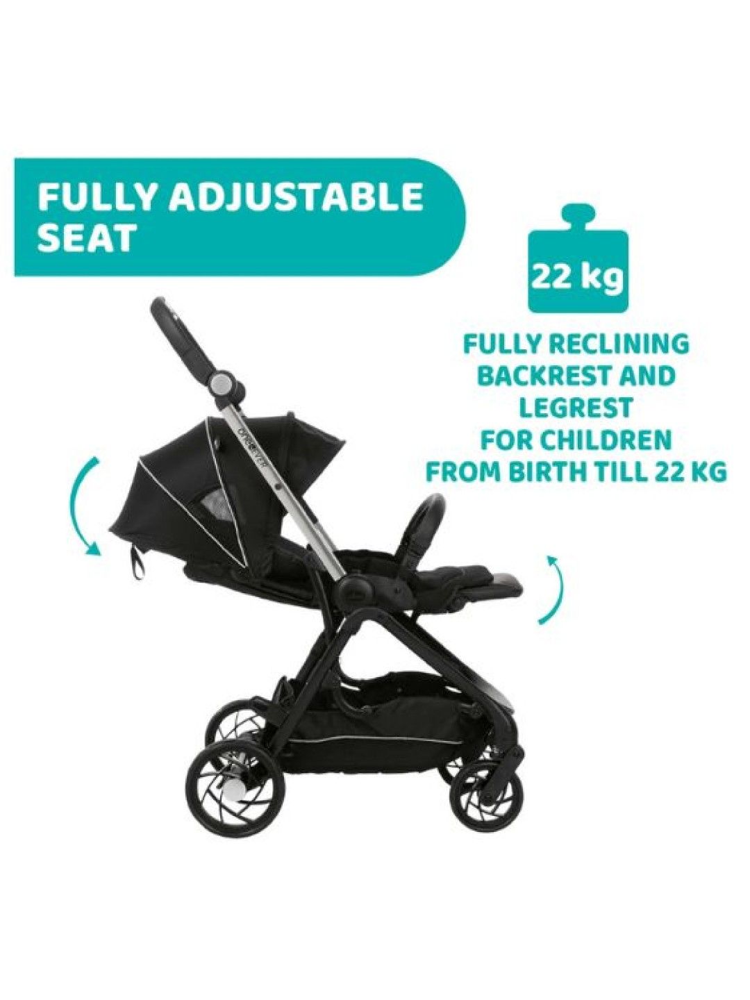 Chicco One4Ever Modular Stroller (No Color- Image 2)