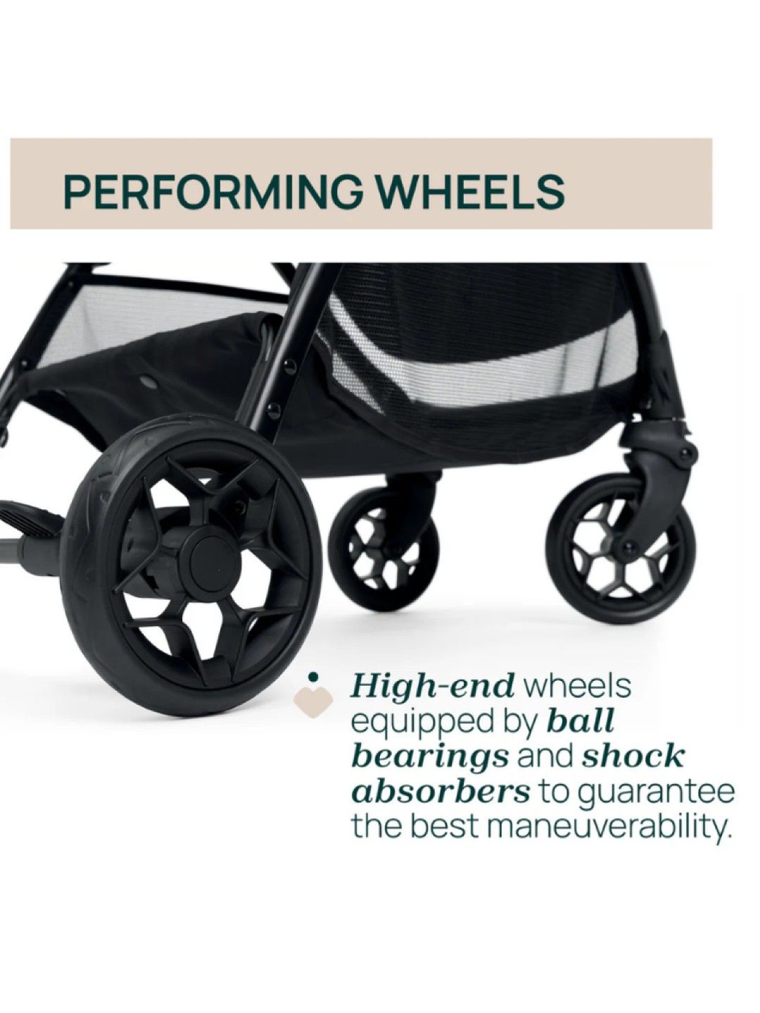 Chicco Glee Baby Stroller - Joking Beige (No Color- Image 4)