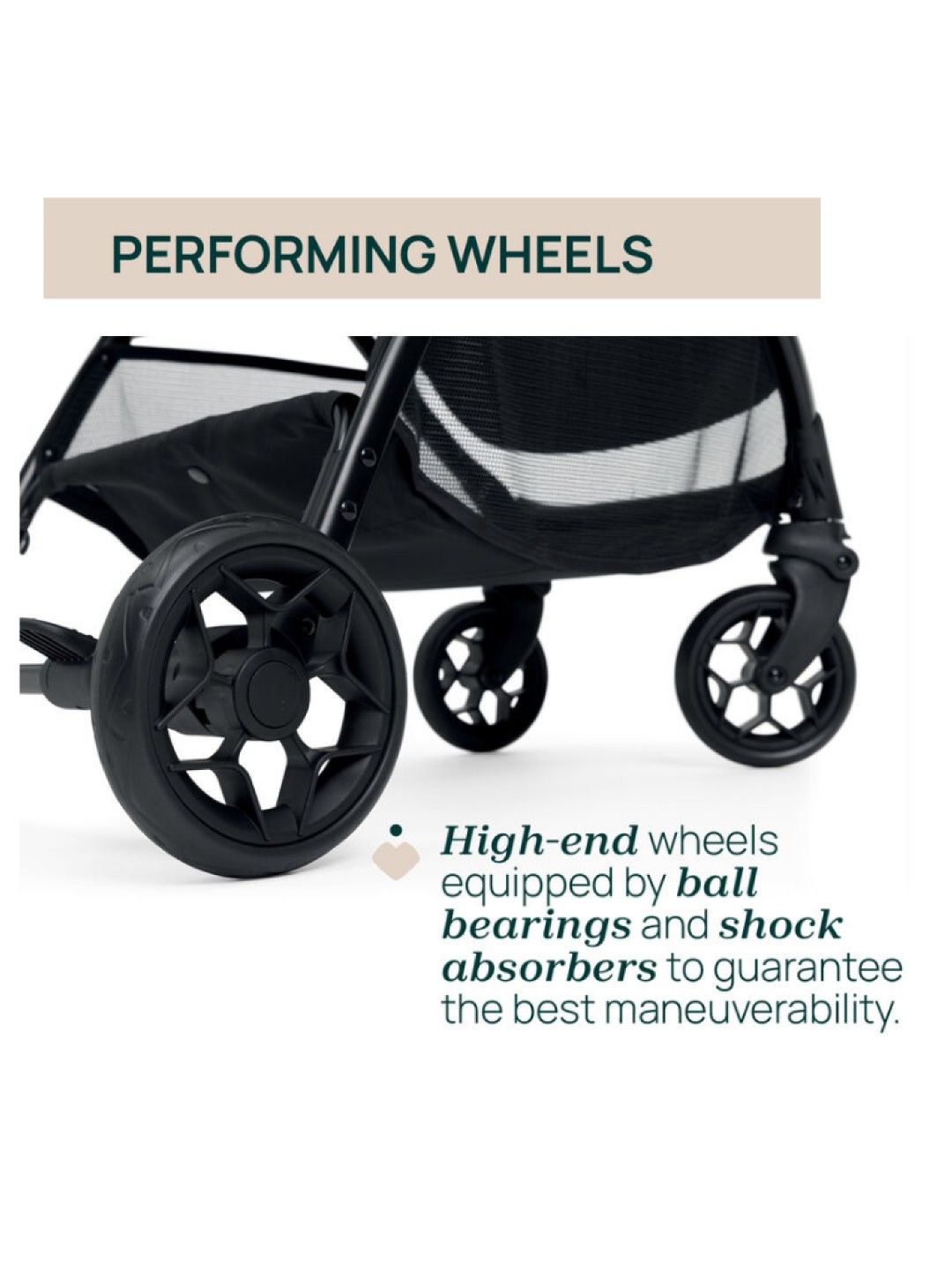 Chicco Glee Baby Stroller - Joyful Teal (No Color- Image 4)