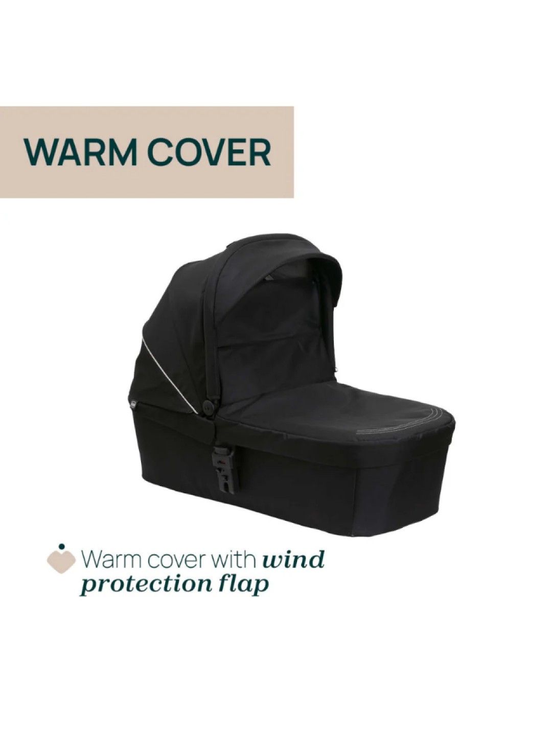 Chicco Seety Carry Cot - Etna Black (No Color- Image 3)