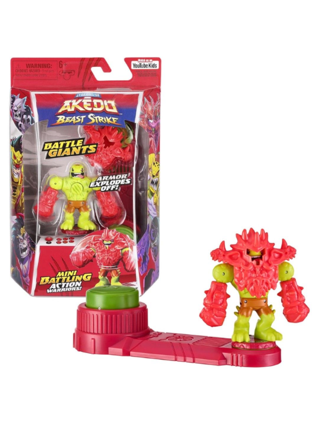 Legends of Akedo Beast Strike Battling Giant Flyswat Mini Battling Warriors (No Color- Image 1)