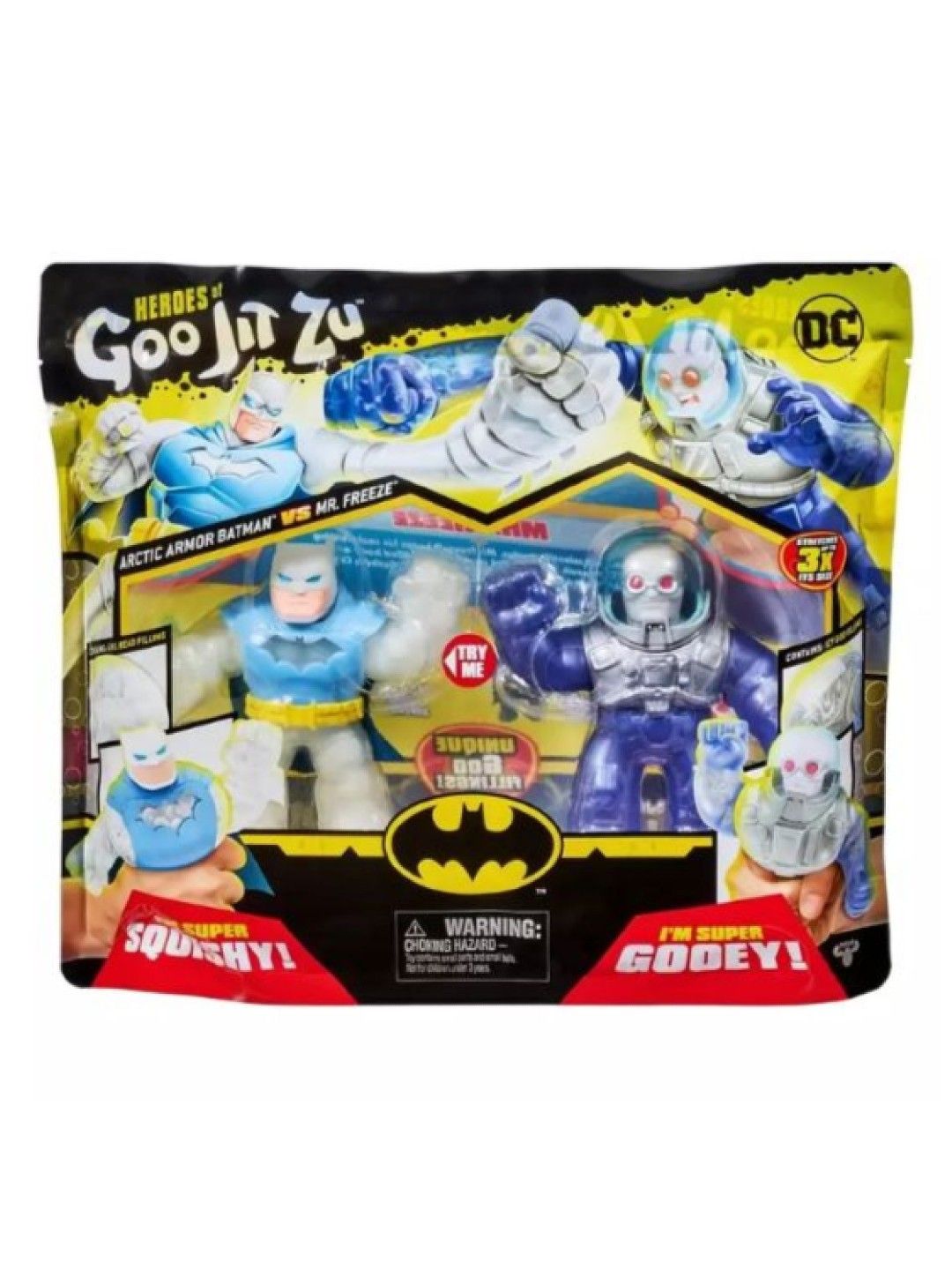 Heroes of Goo Jit Zu DC Versus Pack - Arctic Armor Batman VS Mr. Freeze (No Color- Image 4)