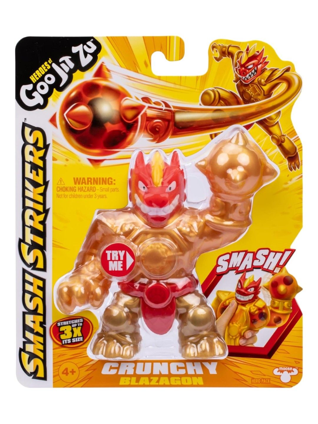 Heroes of Goo Jit Zu S12 Smash Strikers Hero Pack - Blazagon (No Color- Image 3)