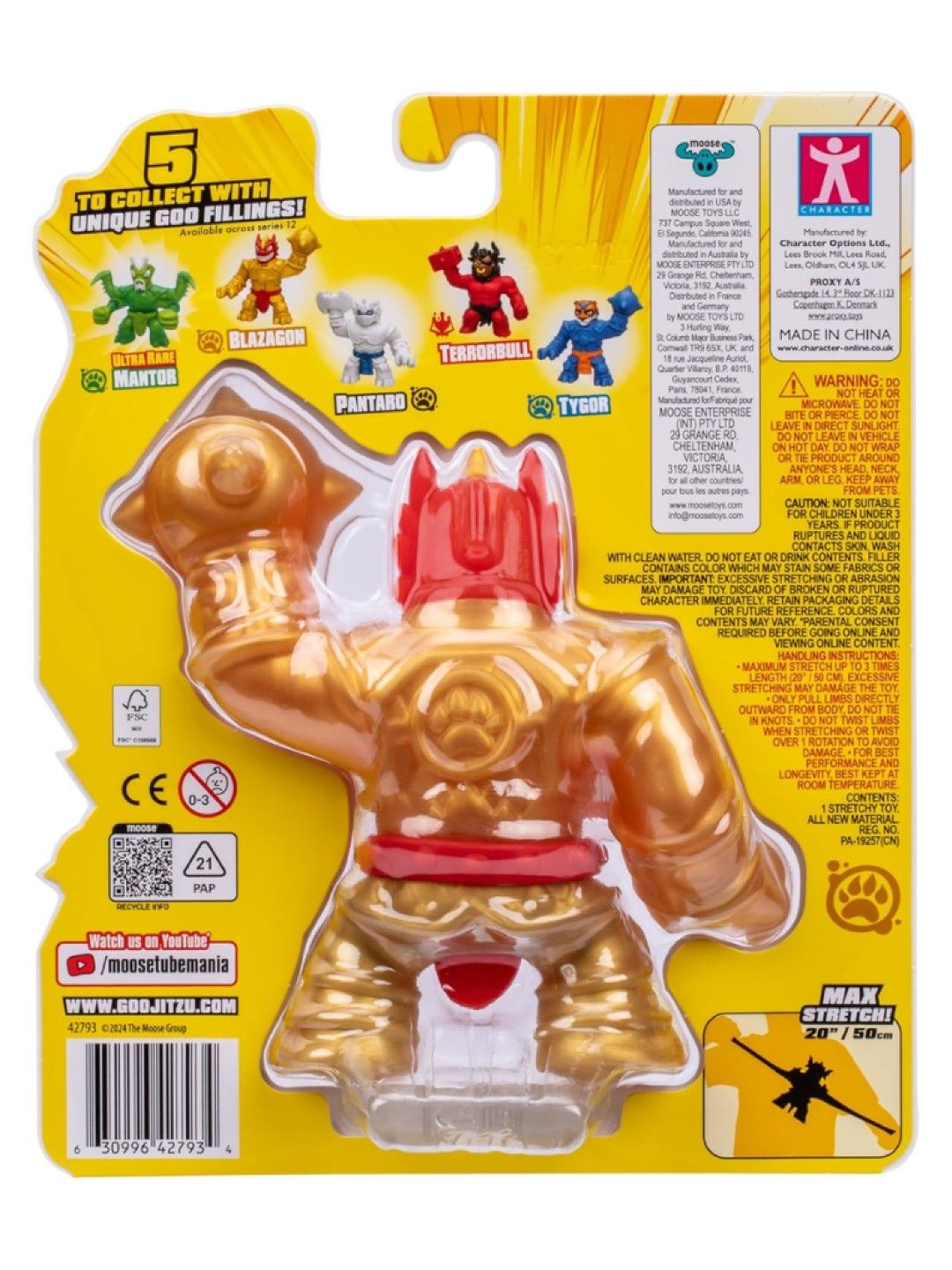 Heroes of Goo Jit Zu S12 Smash Strikers Hero Pack - Blazagon (No Color- Image 4)