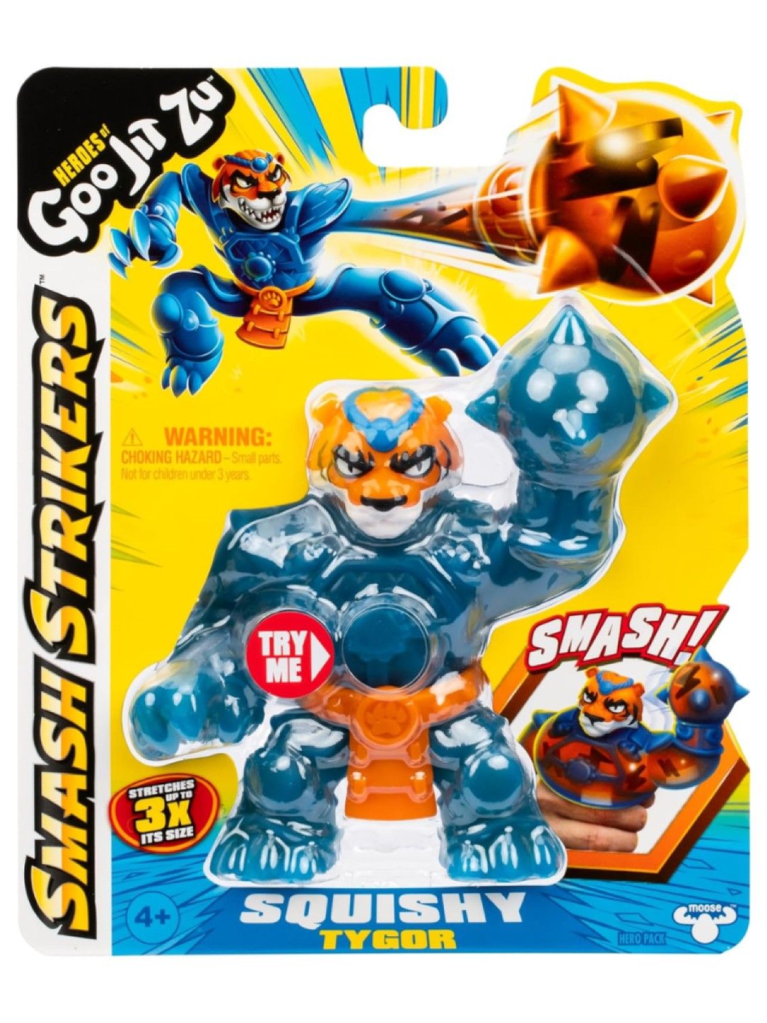 Heroes of Goo Jit Zu S12 Smash Strikers Hero Pack - Tygor (No Color- Image 3)