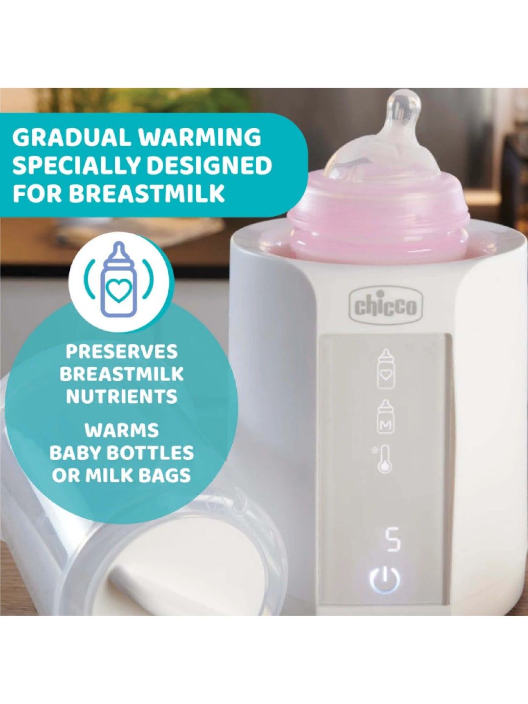 Chicco Bottle Warmer + Sterilizer (No Color- Image 3)