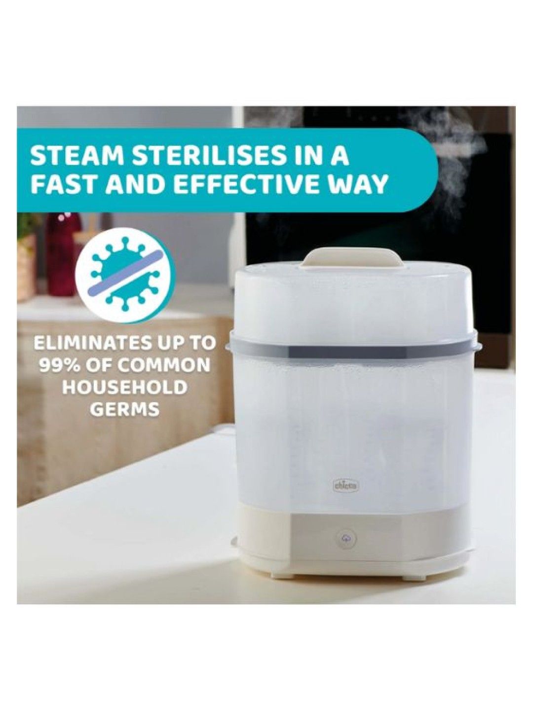 Chicco 3-in-1 Electric Steam Sterilizer (No Color- Image 3)