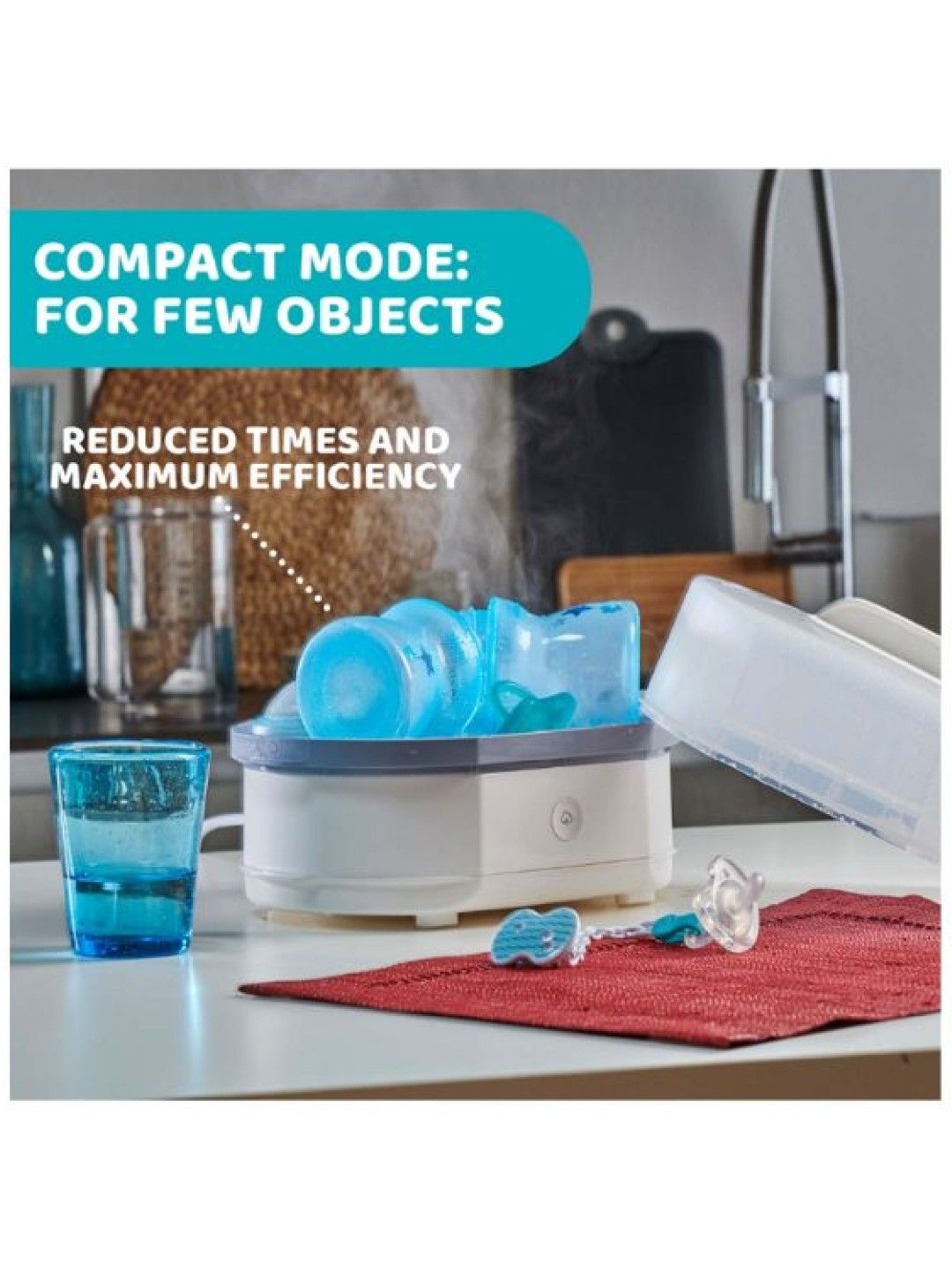 Chicco 3-in-1 Electric Steam Sterilizer (No Color- Image 4)