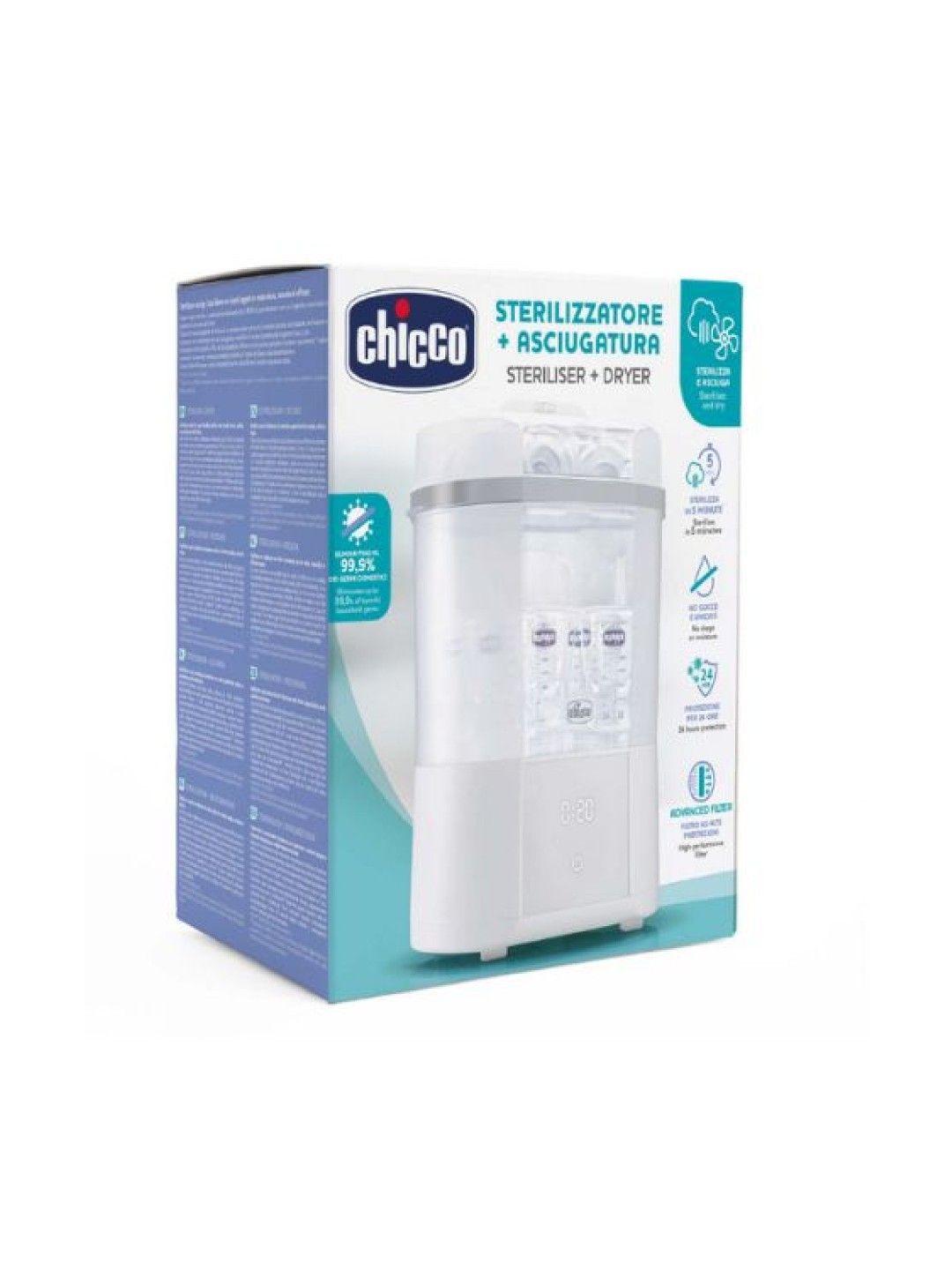 Chicco Electric Steam Sterilizer with Dryer (No Color- Image 2)