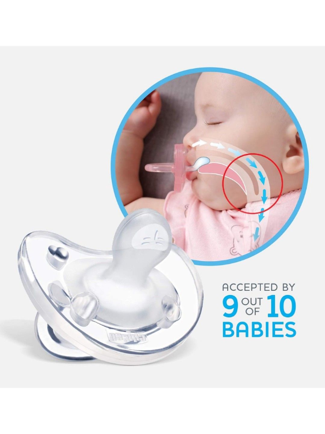 Chicco Physio Soft Soother Silicone (Pink- Image 3)
