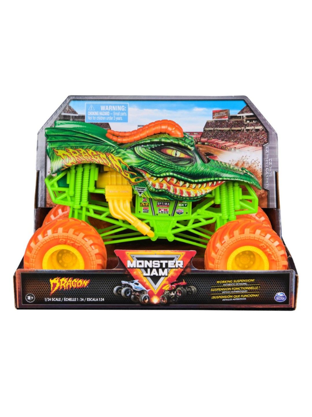 Monster Jam Collector Diecast Trucks - Dragon (No Color- Image 4)