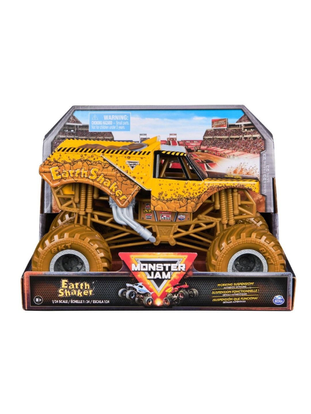 Monster Jam Collector Diecast Trucks - EarthShaker (No Color- Image 4)
