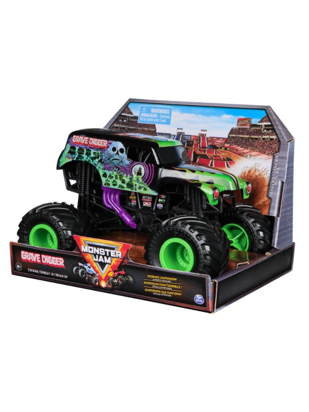 Monster Jam Collector Collector Diecast - Grave Digger (No Color- Image 4)