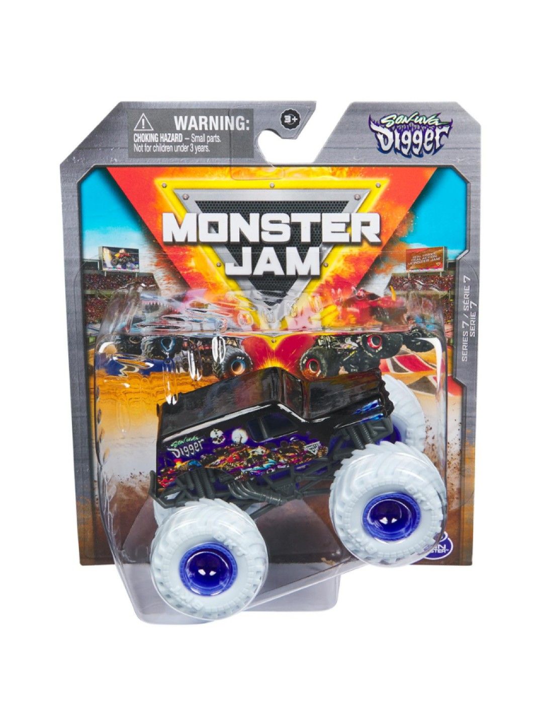 Monster Jam Diecast Value - Son Uva Digger (No Color- Image 4)