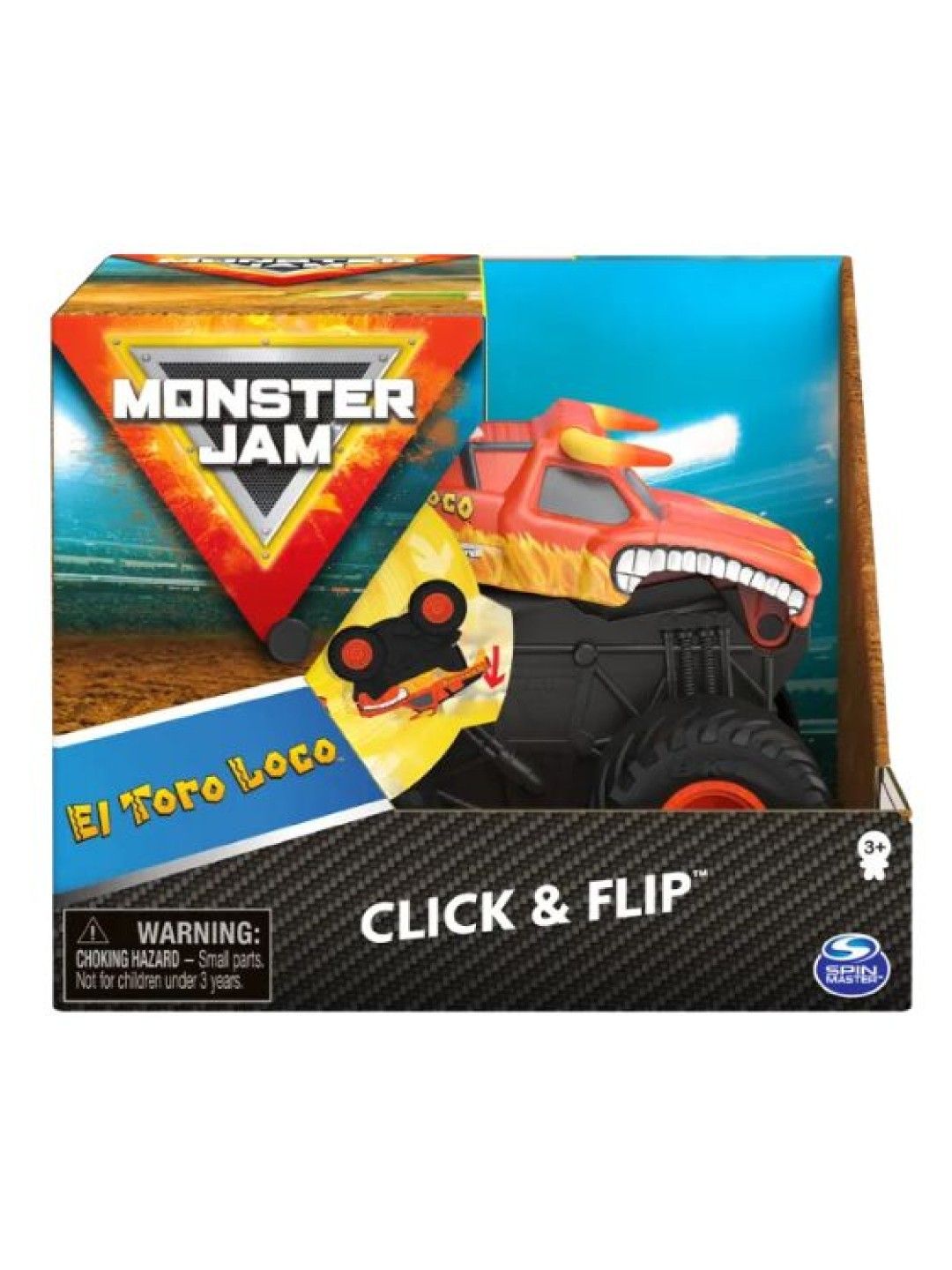 Monster Jam El Toro Loco - Click N Flip 1:43 (No Color- Image 3)
