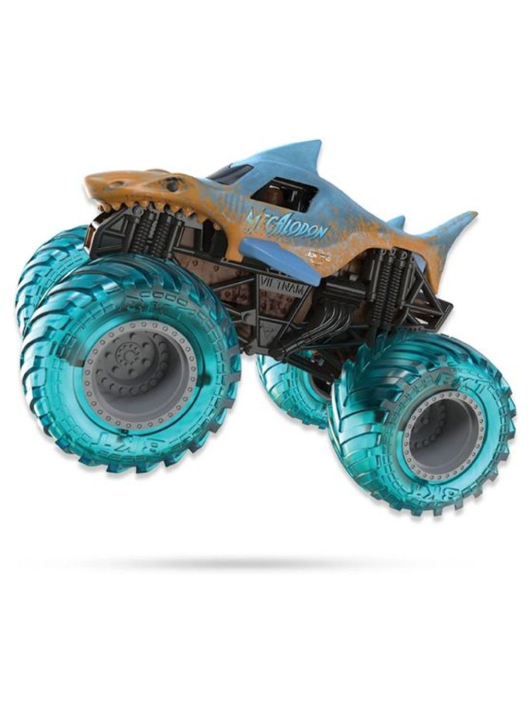 Monster Jam Official Megalodon Monster Wash - Car Wash Playset (No Color- Image 2)