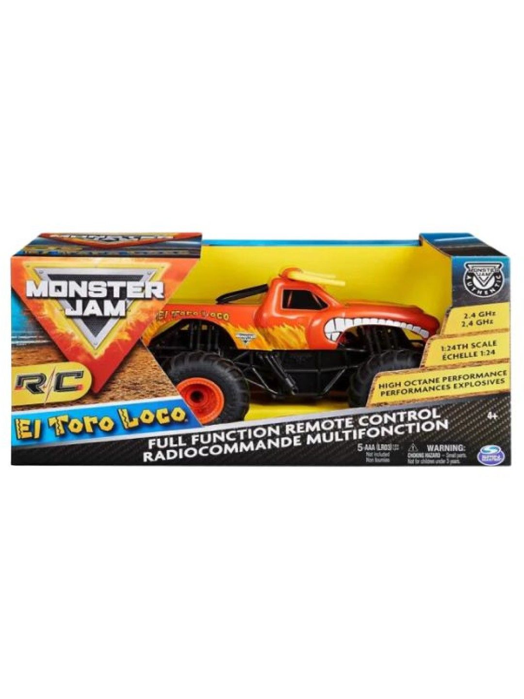 Monster Jam Official El Toro Loco - Remote Control 1:24 (No Color- Image 3)