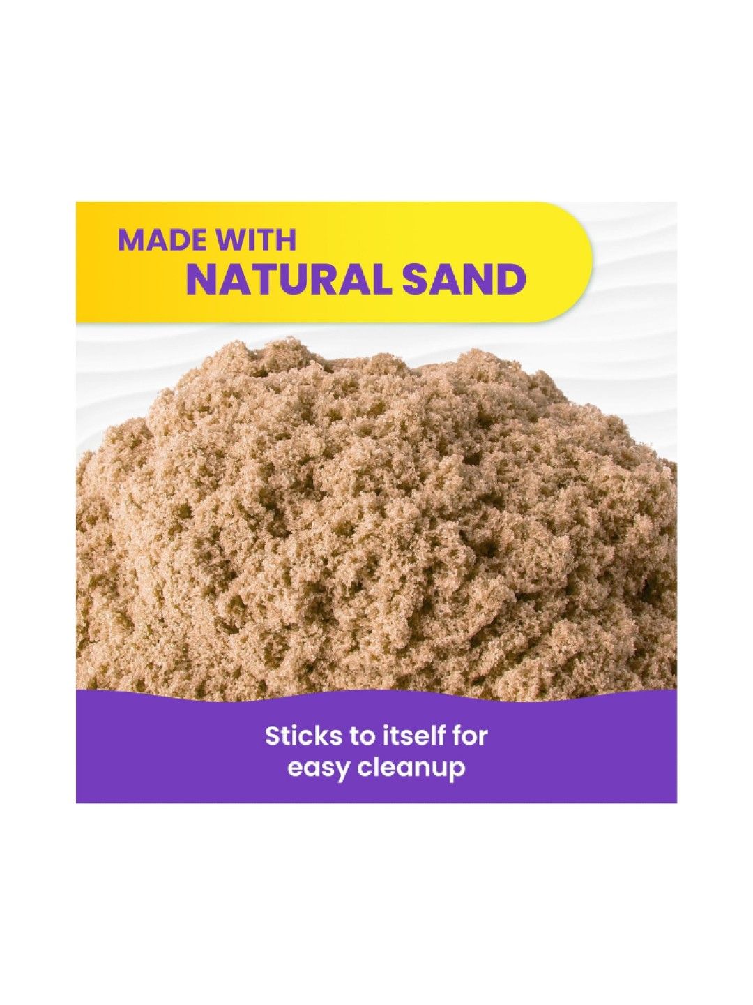Kinetic Sand Play Sand - Brown (2.5kg) (No Color- Image 2)