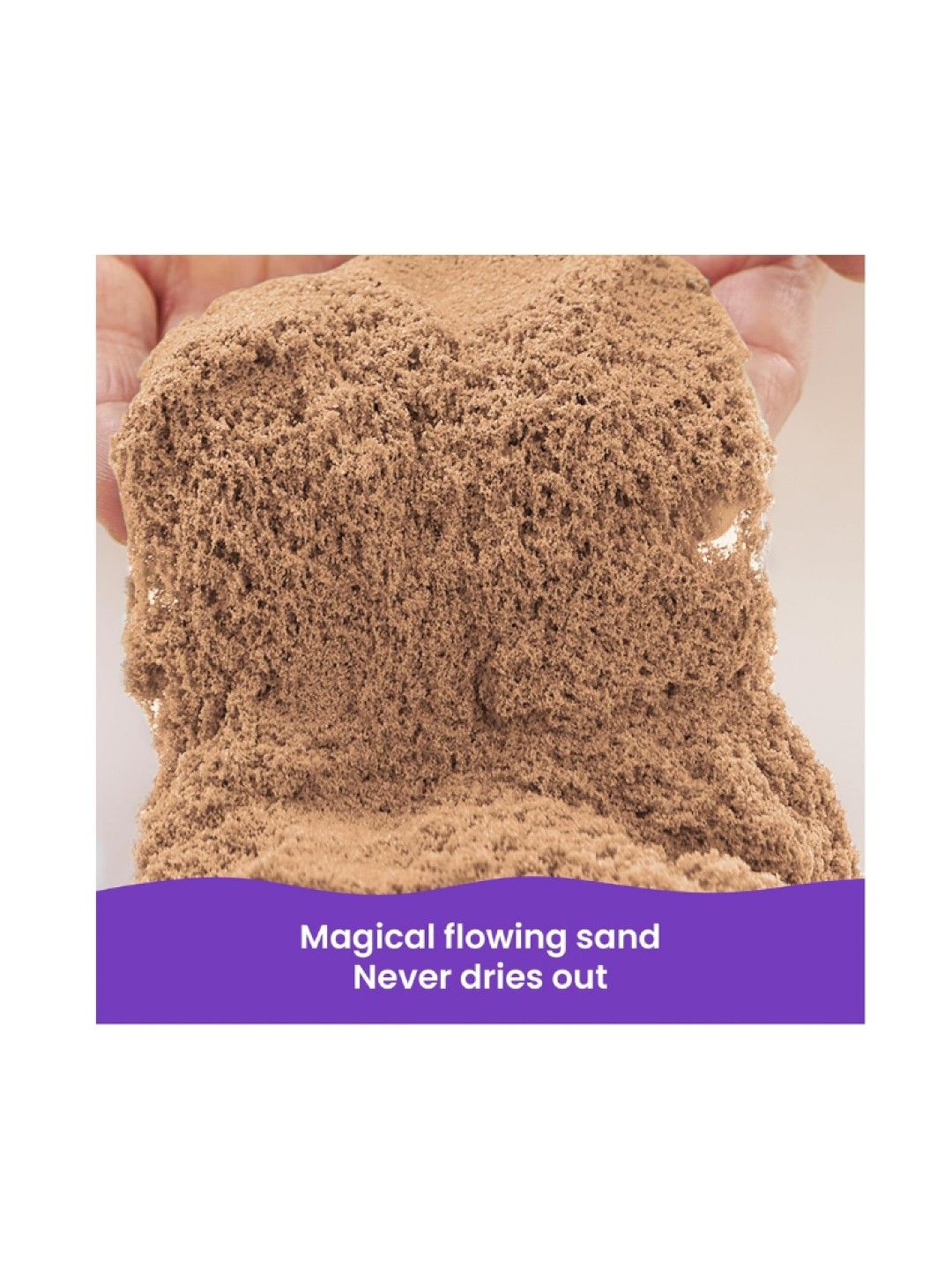 Kinetic Sand Play Sand - Brown (2.5kg) (No Color- Image 4)