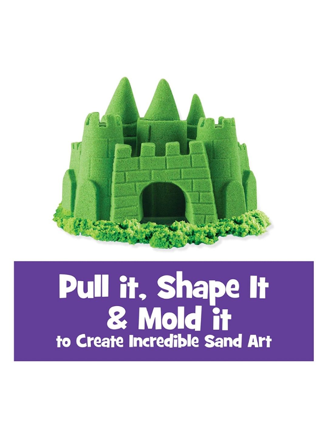 Kinetic Sand Play sand - Green (2lb) (No Color- Image 2)