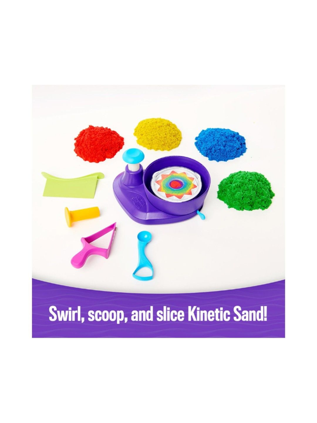 Kinetic Sand Swirl N' Surprise Playset (No Color- Image 3)