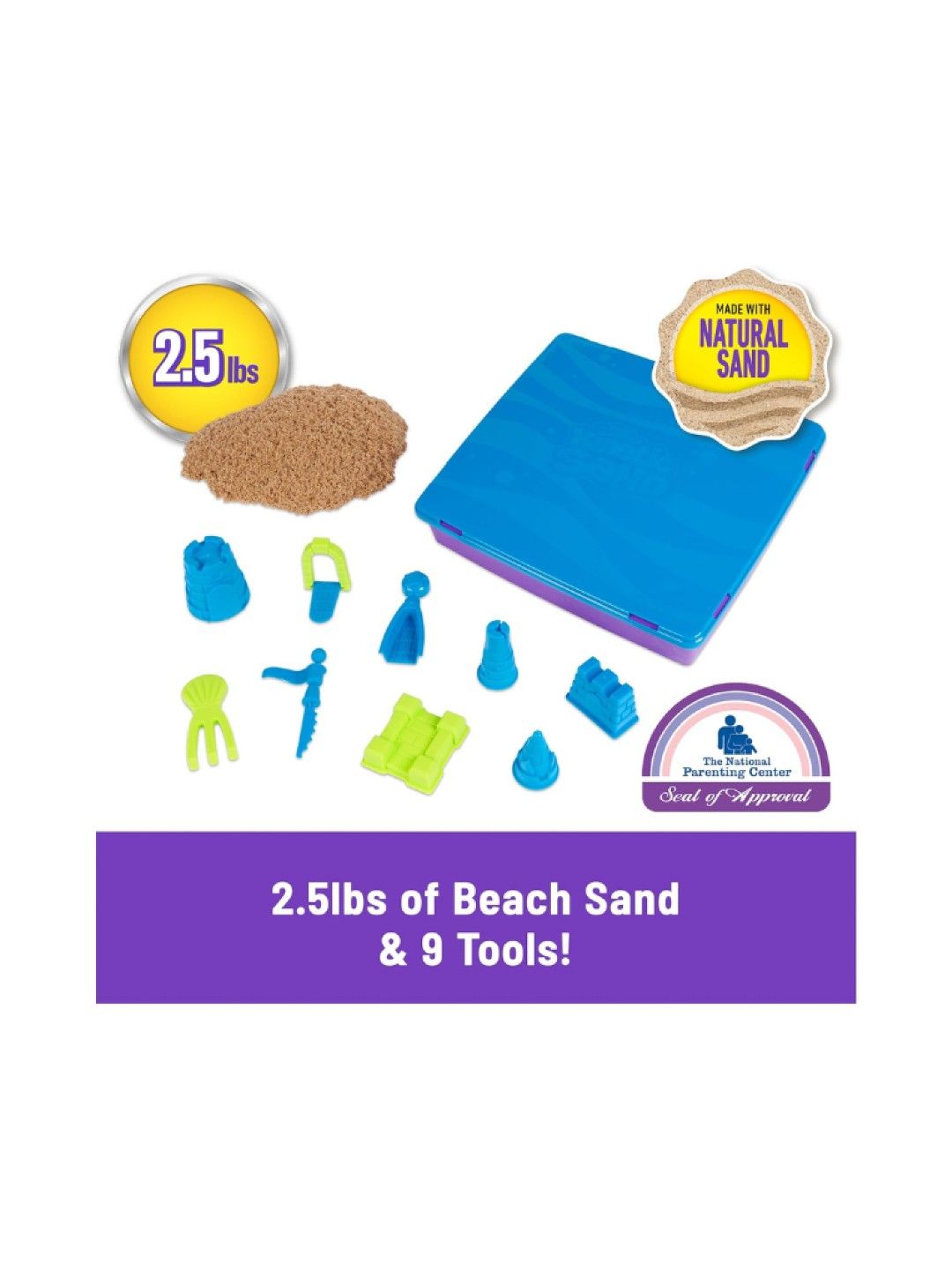 Kinetic Sand Castle Cake Playset (No Color- Image 2)