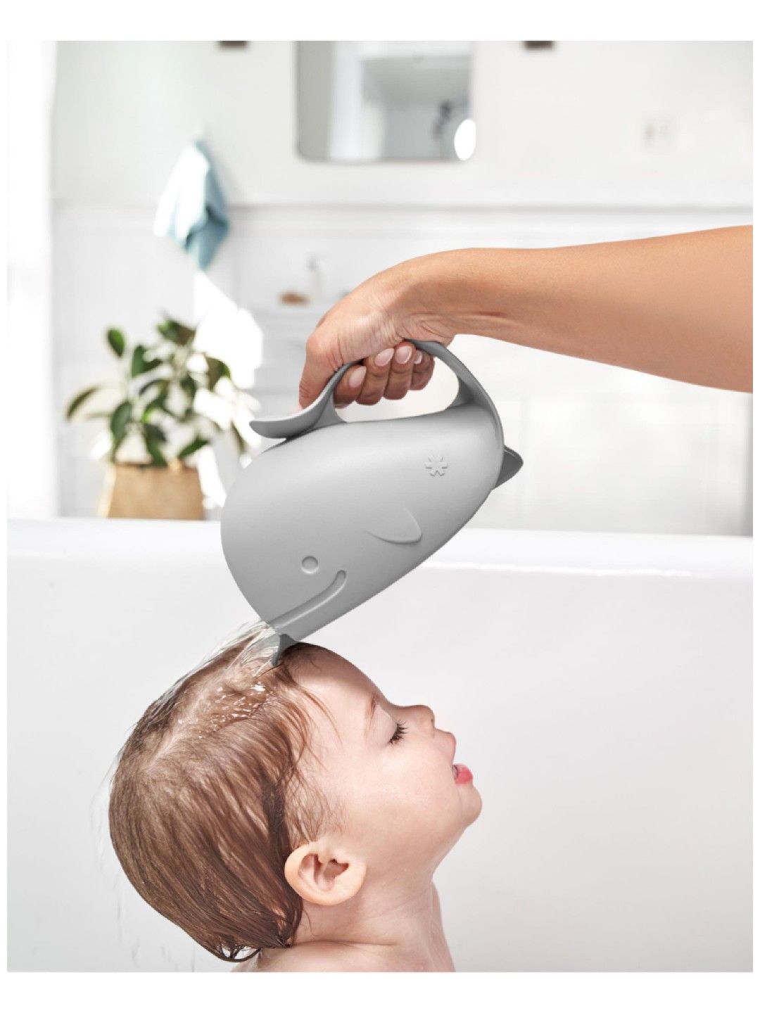 Skip Hop Moby Waterfall Rinser (Grey- Image 4)