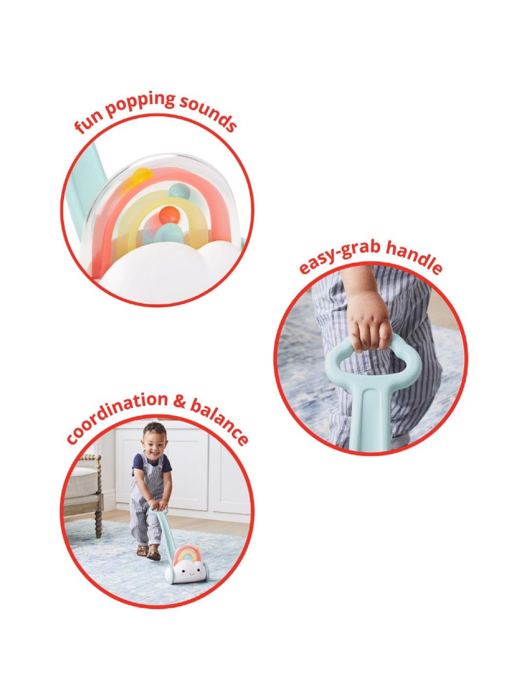 Skip Hop Silver Lining Cloud Push Toy (No Color- Image 4)