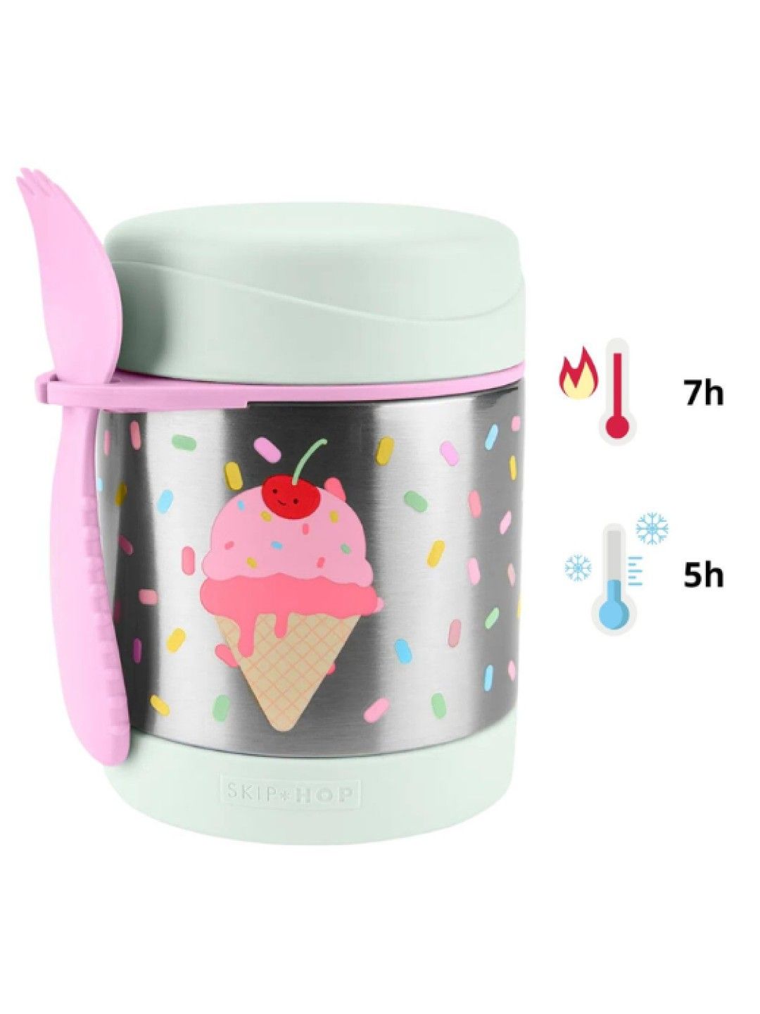 Skip Hop Spark Style Food Jar - Ice Cream (No Color- Image 2)