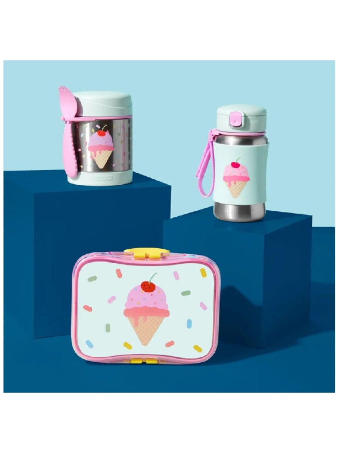 Skip Hop Spark Style Lunch Kit - Ice Cream (No Color- Image 4)