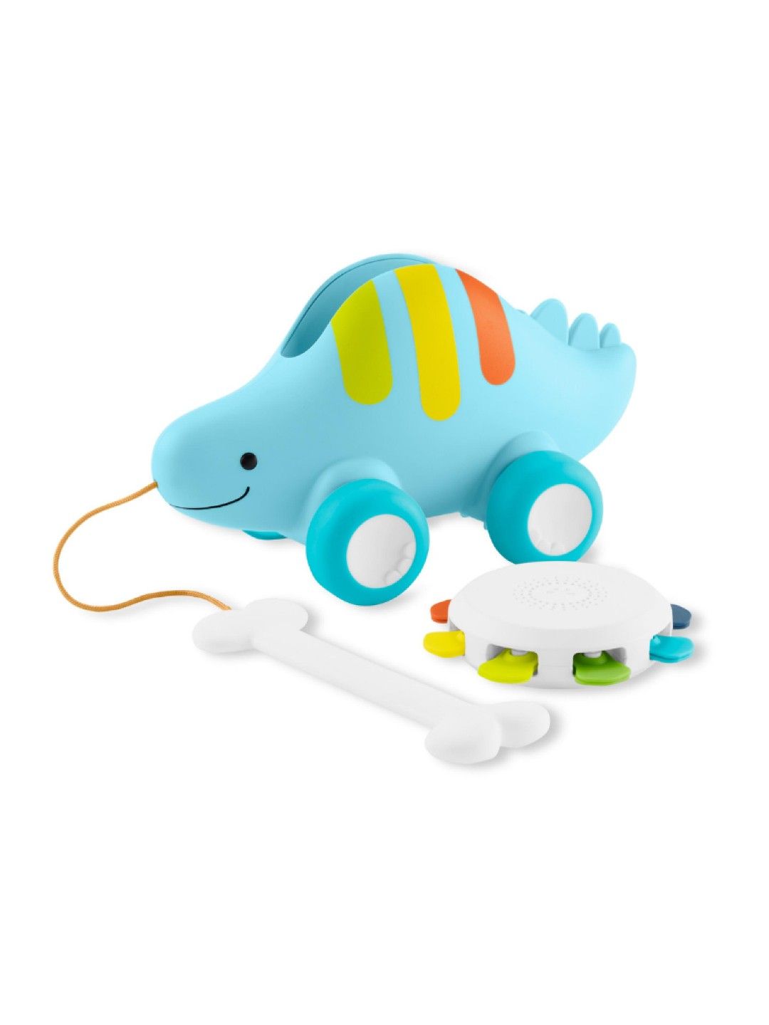 Skip Hop Explore & More Dino 3 in1 Musical Pull Toy (No Color- Image 2)