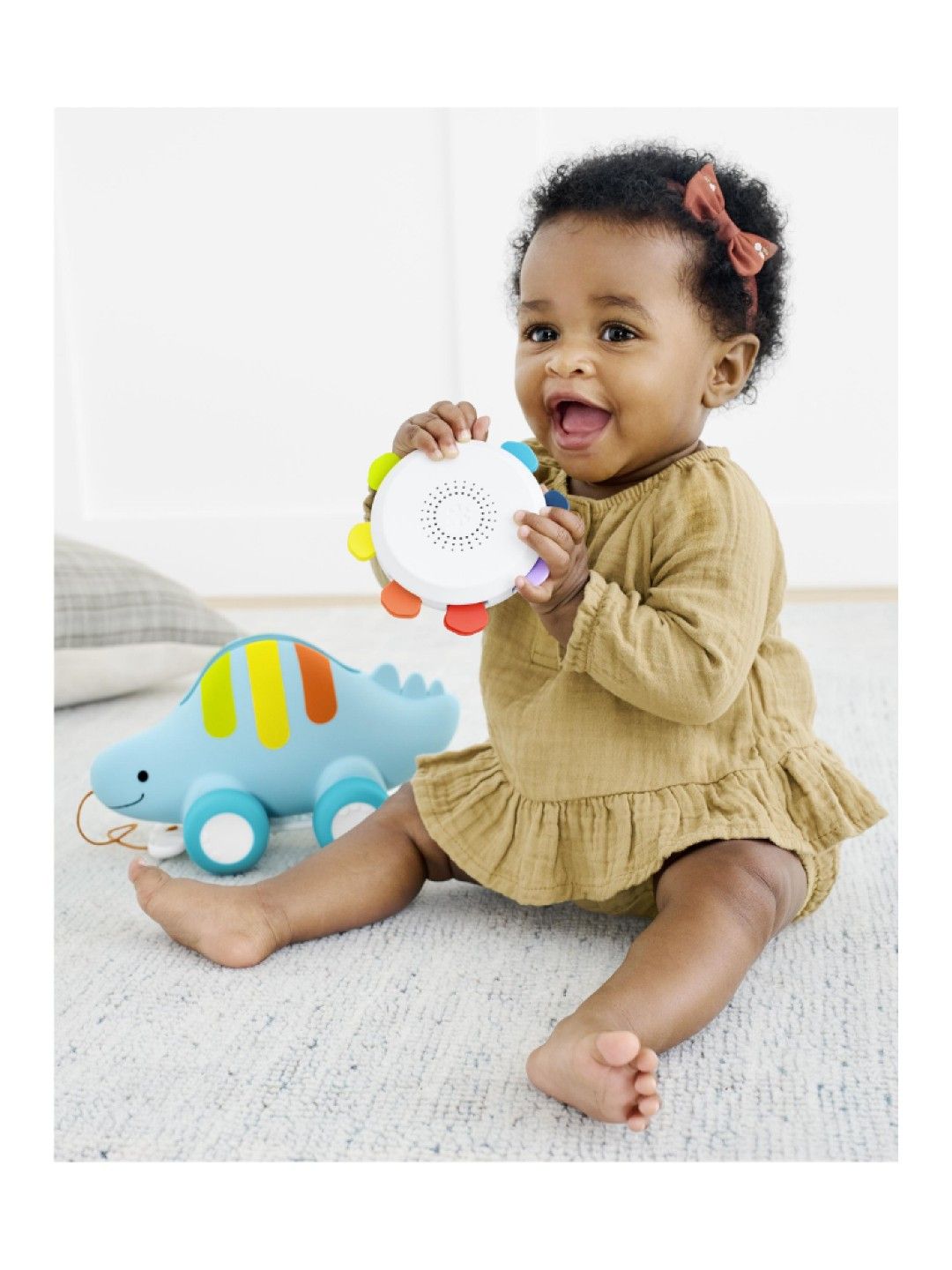 Skip Hop Explore & More Dino 3 in1 Musical Pull Toy (No Color- Image 4)