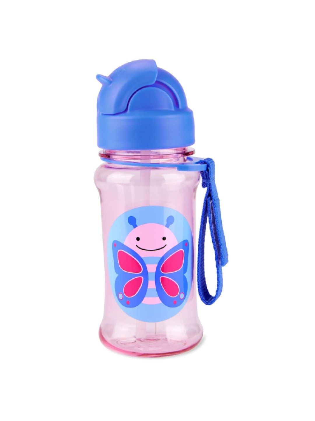 Skip Hop ZOO Tritan Renew Straw Bottle - Butterfly (No Color- Image 2)