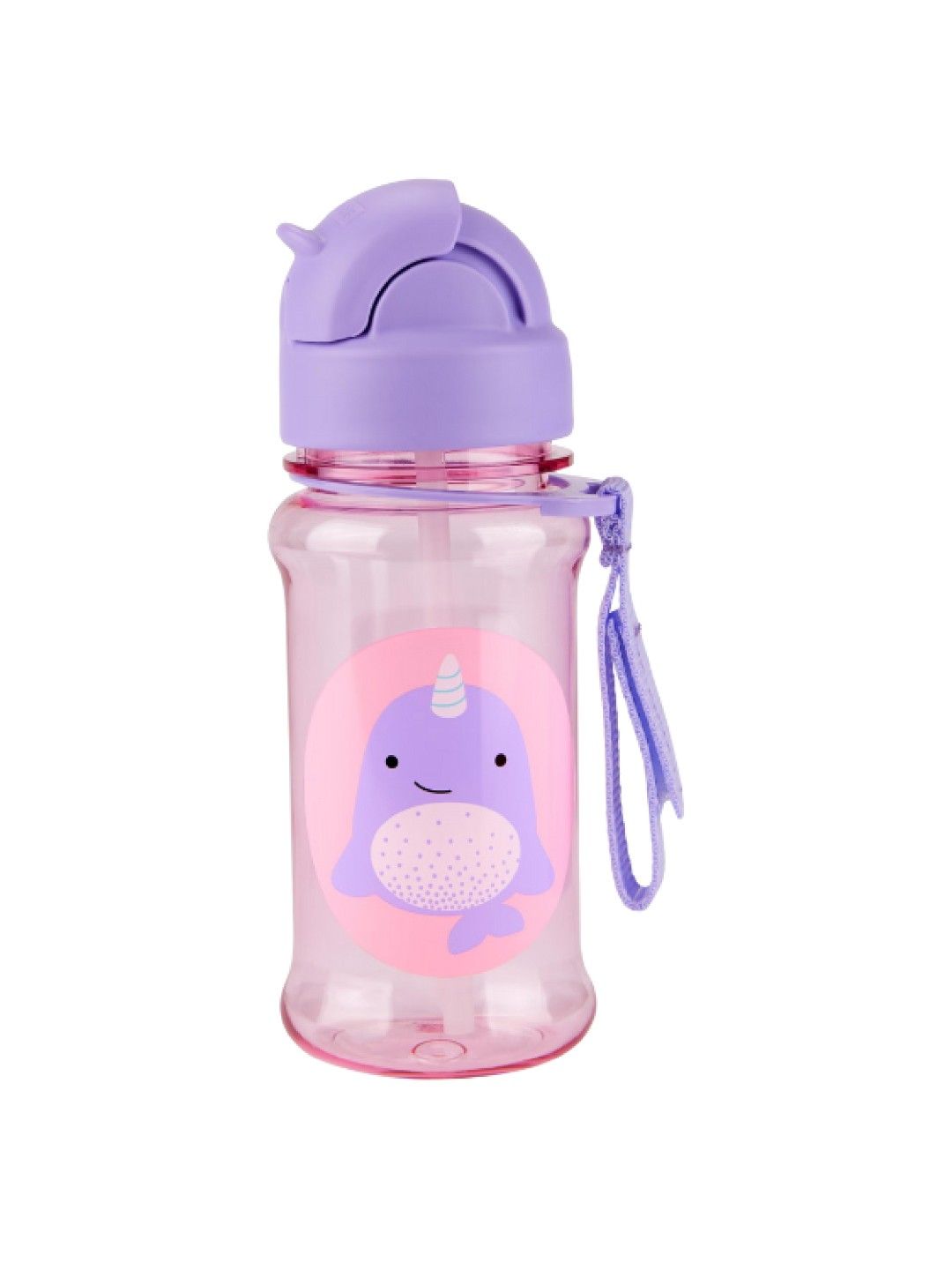 Skip Hop ZOO Tritan Renew Straw Bottle - Narwhal (No Color- Image 2)
