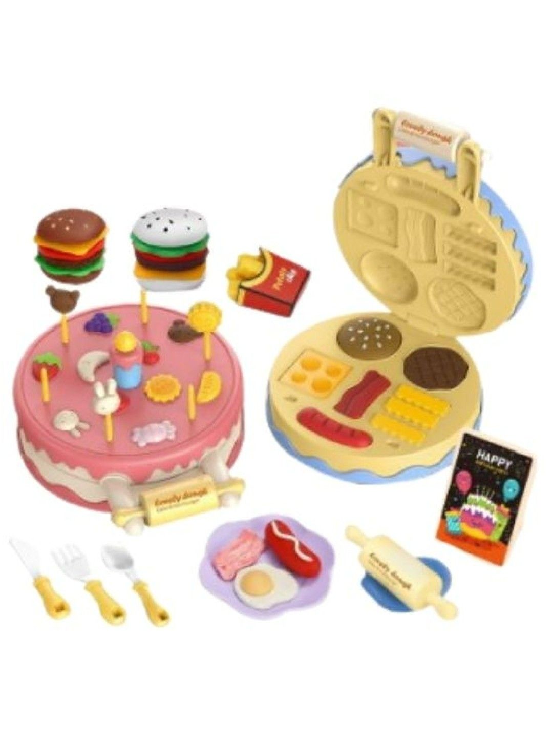 Little Fat Hugs Cake and Burger Molder (Pink- Image 4)