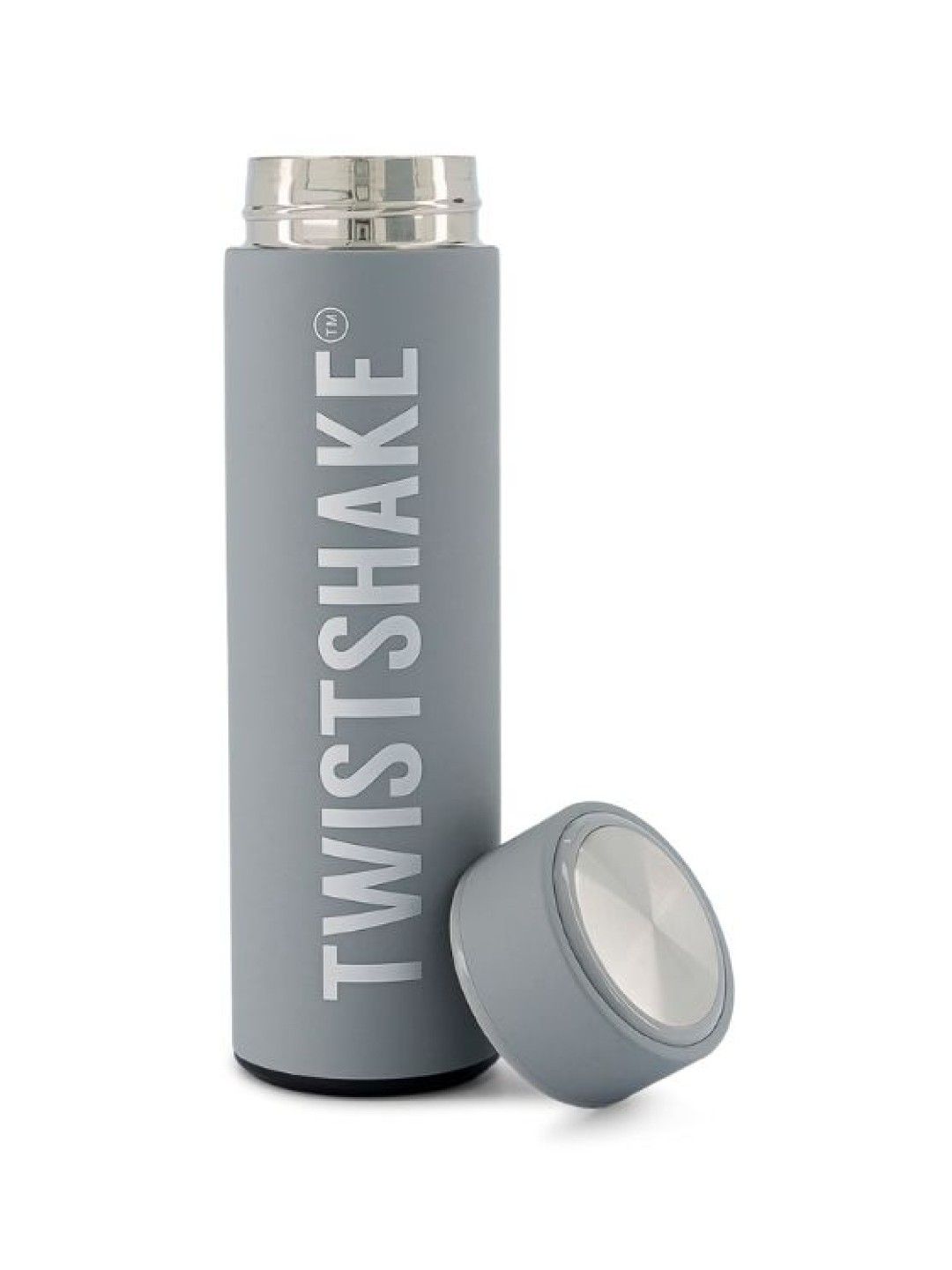 Twistshake Insulated Bottle (420ml) (Pastel Grey- Image 2)