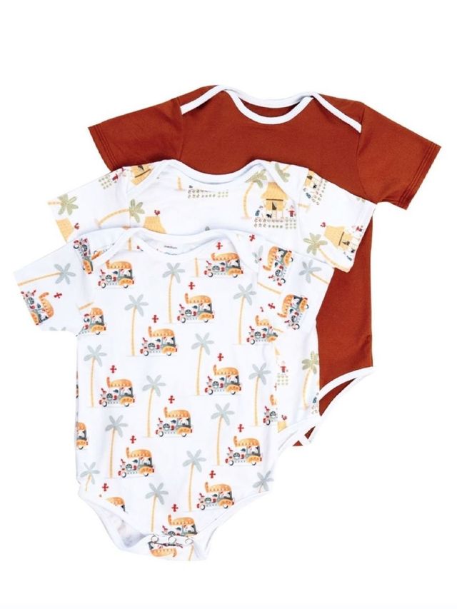 bean Play Onesies by Robert Alejandro Set of 3