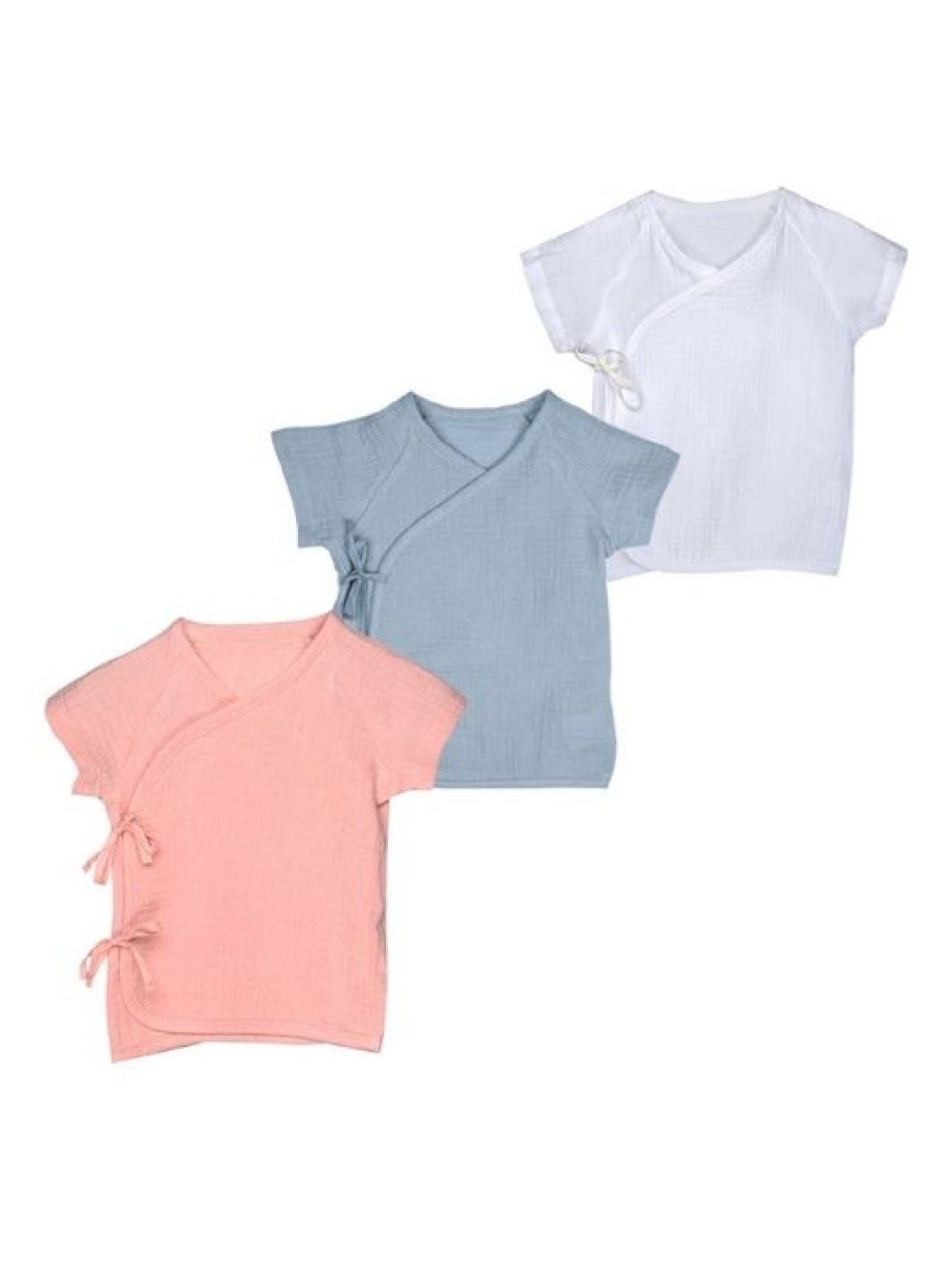Meet My Feet Mallows Lamu - Short Sleeves Side-Tie For Infants (Blue- Image 3)