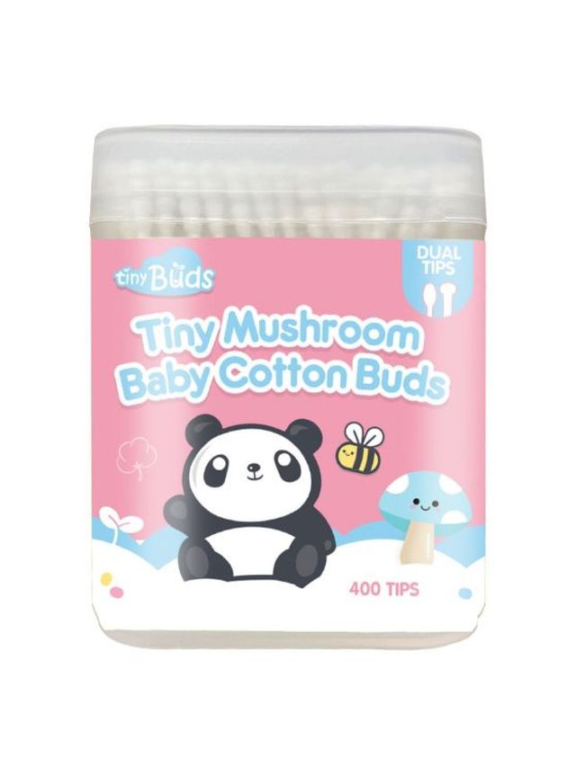 Tiny Buds Tiny Mushroom Baby Cotton Buds (400 tips) edamama