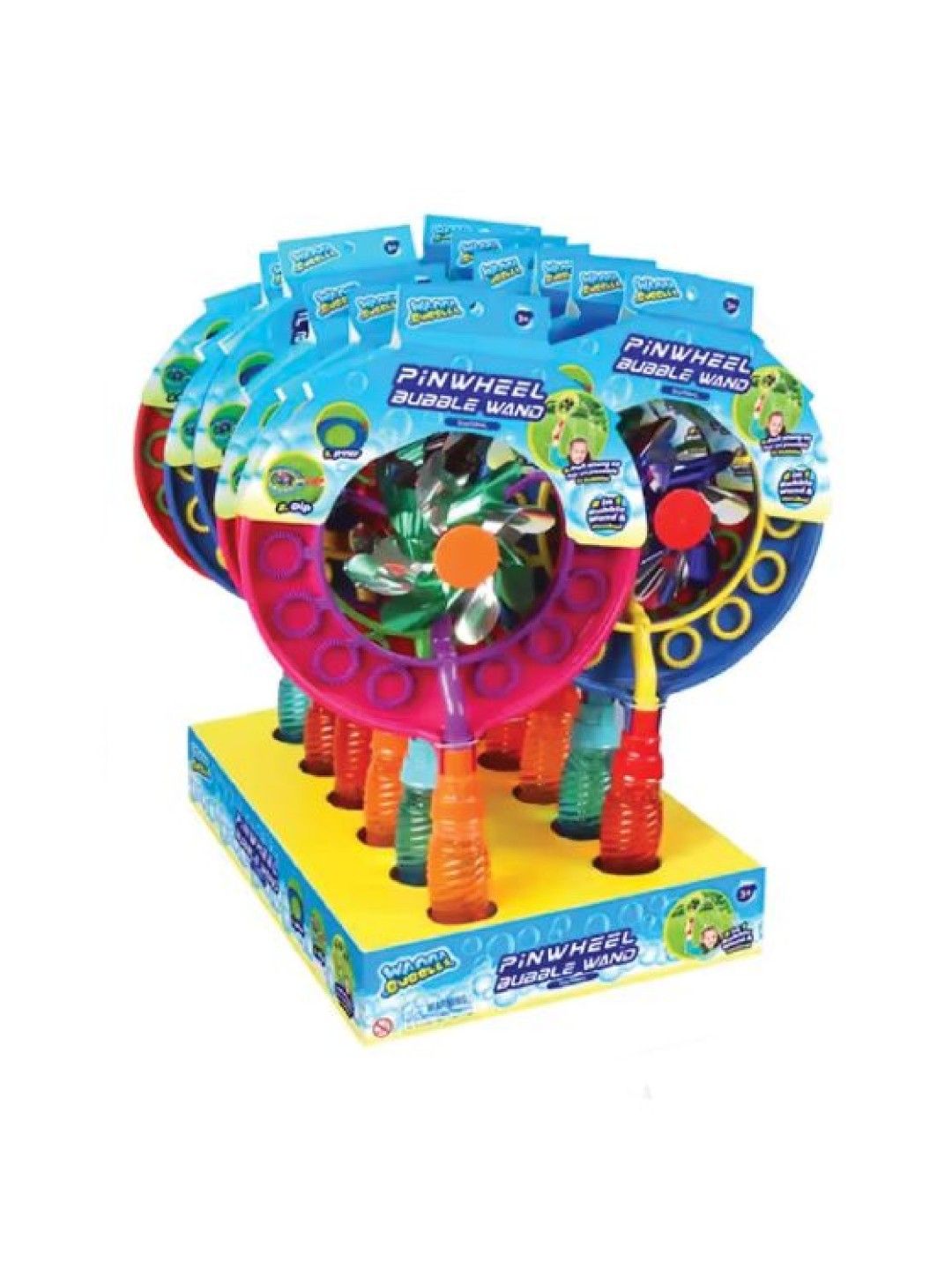 Wanna Bubbles Windmill Fan Bubble Wand Toy (Random) (No Color- Image 3)