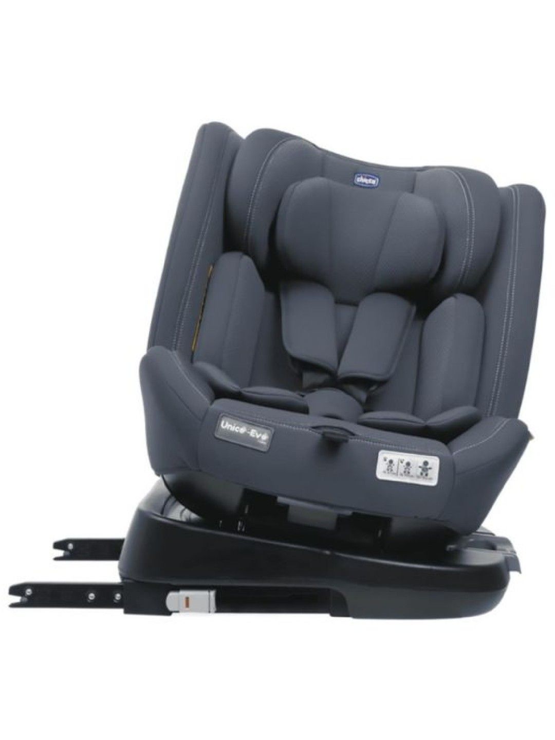 Chicco Unico Evo I-Size 360 Car Seat (India Ink- Image 4)