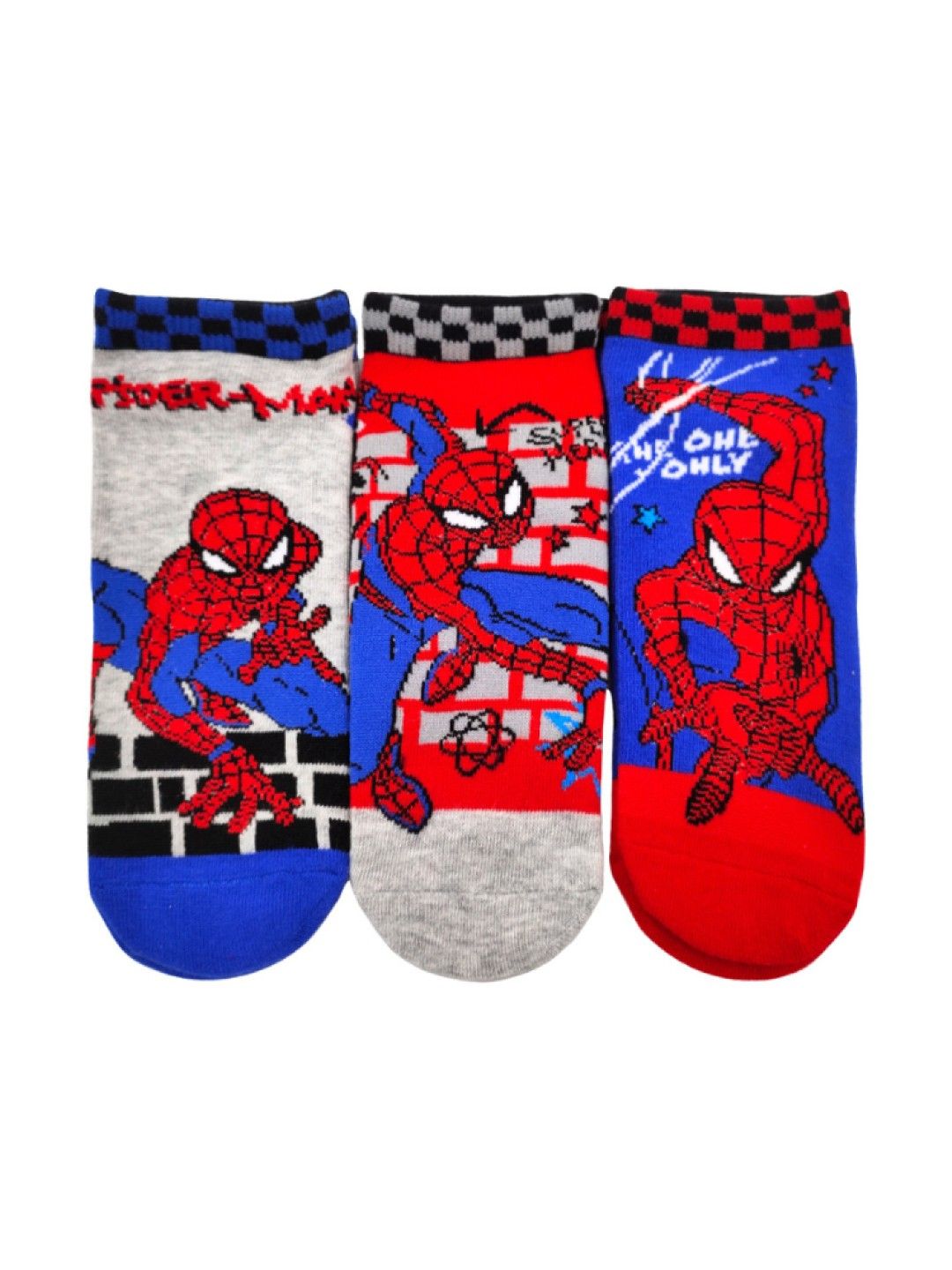 LIL LEGENDS Sneaker Socks (3-Pair Pack) - Spider-Man Hometown Hero Pop Socks