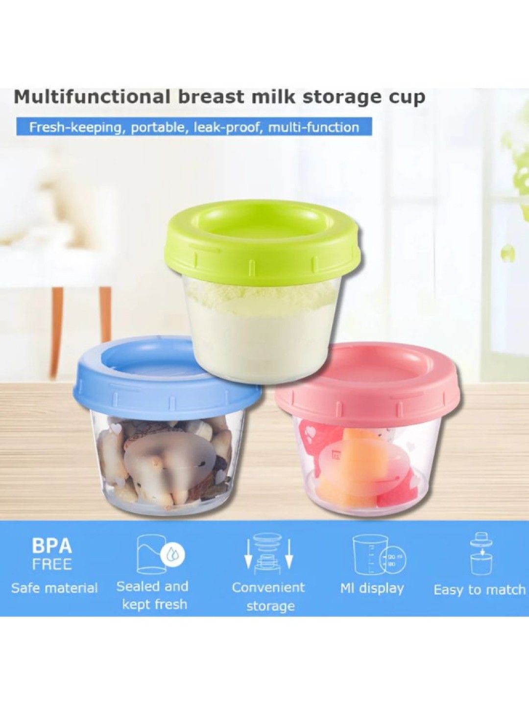 Momeasy Multifunction Microwavable Storage Container (3pcs) (No Color- Image 4)
