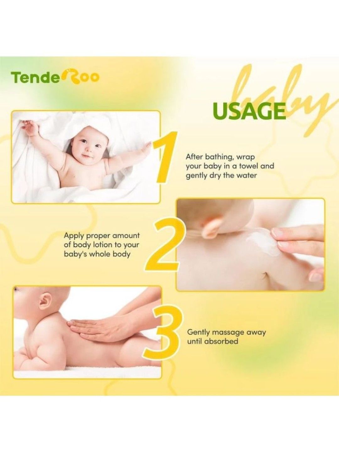 Tenderoo Baby Moisturizing Lotion Avocado 200ml (No Color- Image 4)