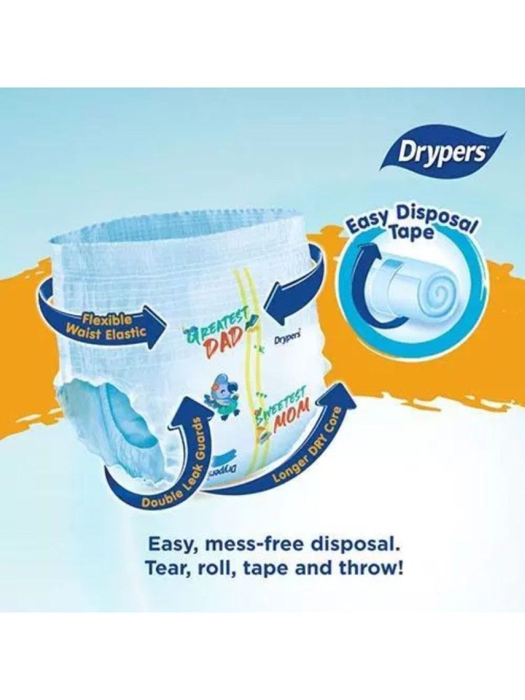 Drypers DryPantz Diaper Large 36 pcs (No Color- Image 2)