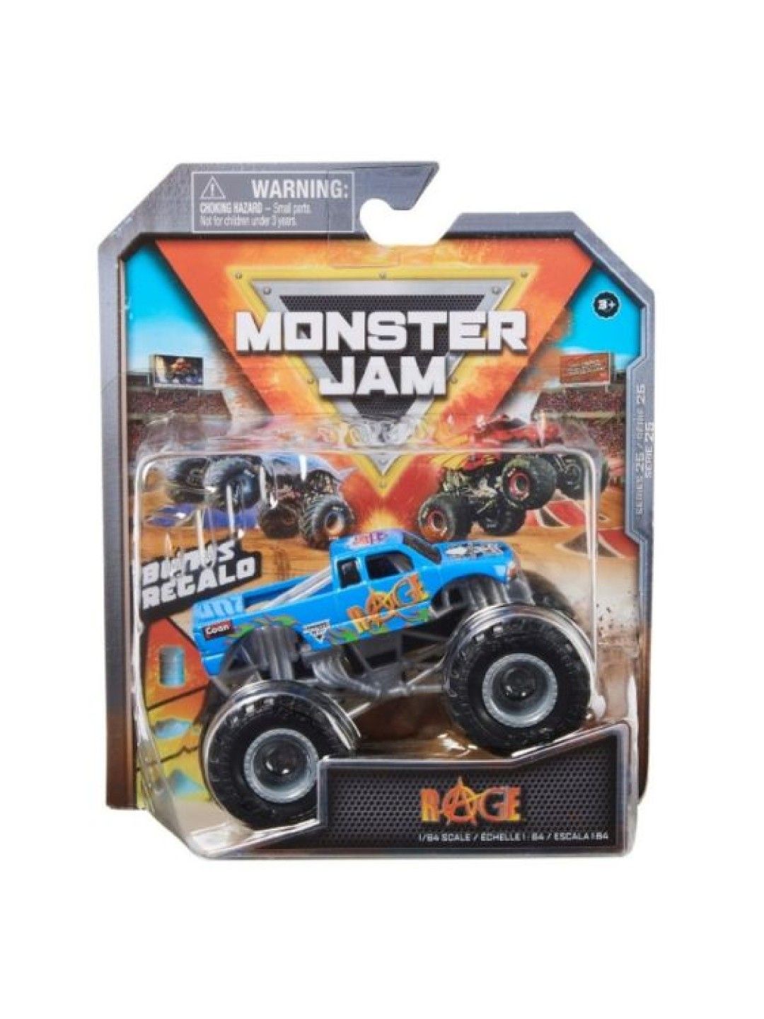 Monster Jam Rage 1:64 Die Cast Vehicle Rage (No Color- Image 4)