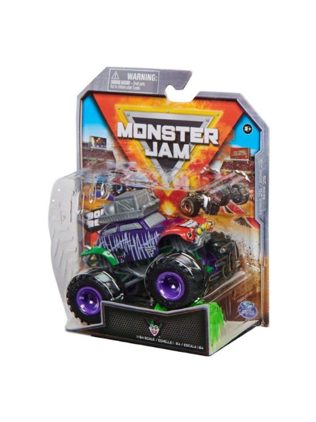 Monster Jam Joker 1:64 Die Cast Vehicle (No Color- Image 3)