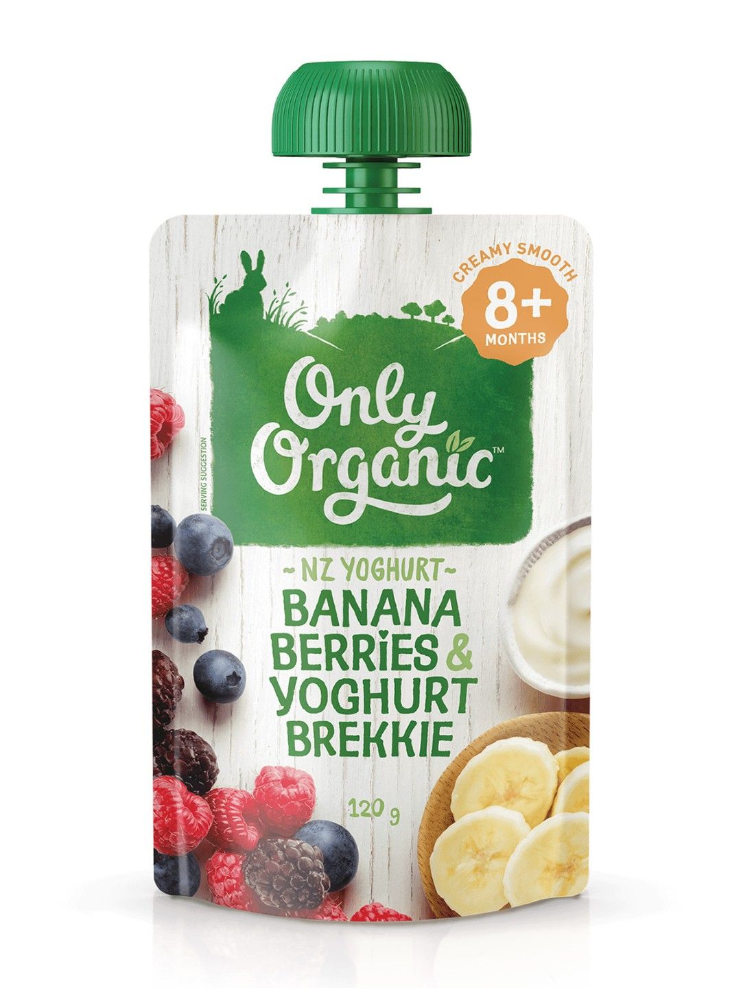 Only Organic Banana Berries & Yoghurt Brekkie (120g)