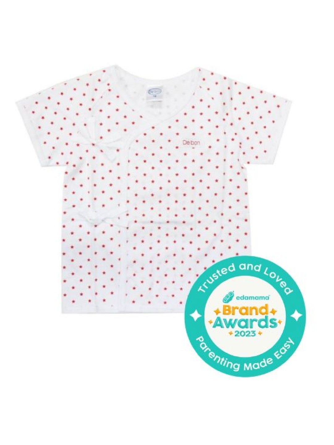 Enfant Short Sleeve - Tie Side Star (Red- Image 1)