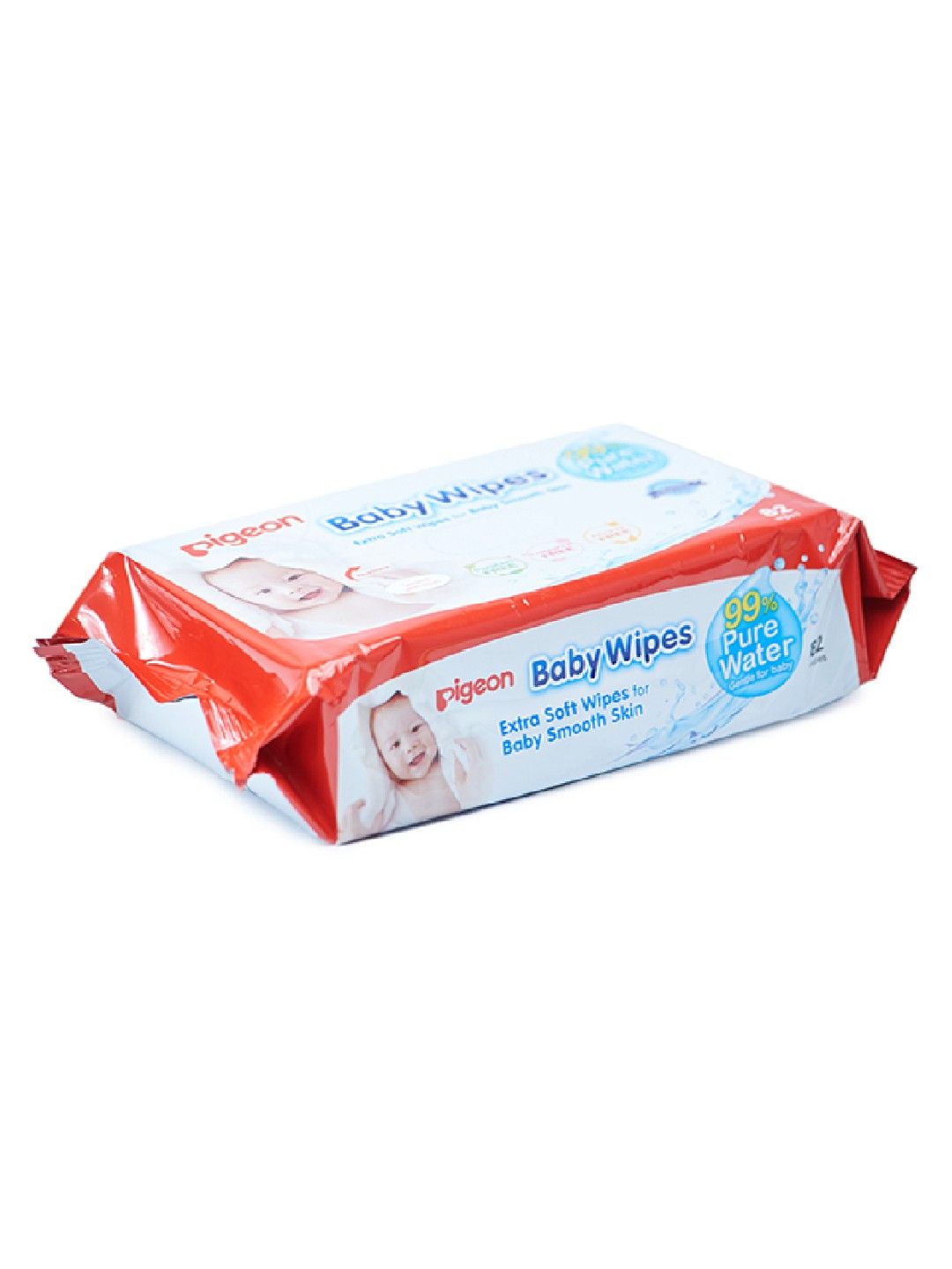 Pigeon Baby Wipes 80s Water Base Refill (PIC) (White- Image 2)